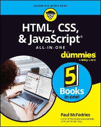 Cover HTML, CSS, & JavaScript All-in-One For Dummies
