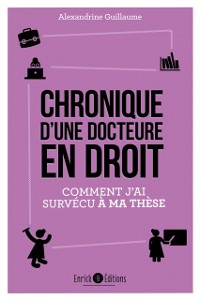 Cover Chronique d''une docteure en droit