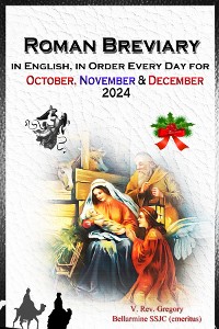 Cover The Roman Breviary in English, in Order, Every Day for October, November, December 2024