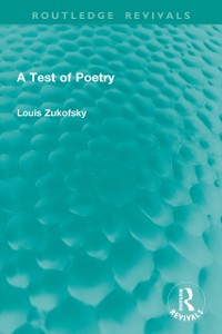 Cover Test of Poetry