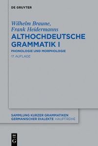 Cover Althochdeutsche Grammatik I