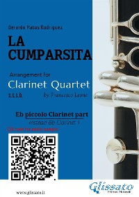 Cover Eb piccolo Clarinet (instead Bb 1) part "La Cumparsita" tango for Clarinet Quartet