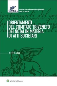 Cover Orientamenti del Comitato Triveneto dei Notai in materia di atti societari