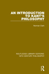 Cover Introduction to Kant's Philosophy