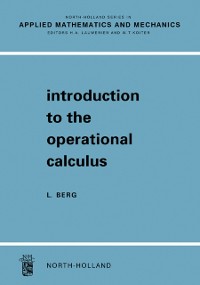 Cover Introduction To The Operational Calculus