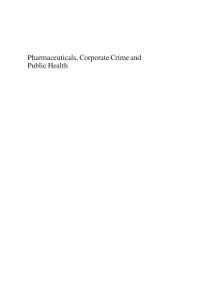 Cover Pharmaceuticals, Corporate Crime and Public Health