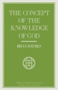 Cover Concept Of The Knowledge Of God