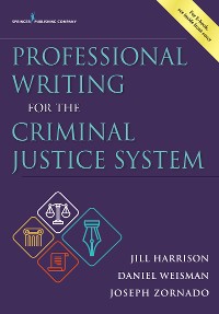 Cover Professional Writing for the Criminal Justice System