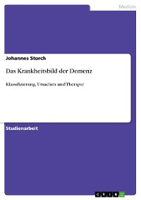 Cover Das Krankheitsbild der Demenz