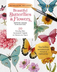 Cover Beautiful Butterflies and Flowers