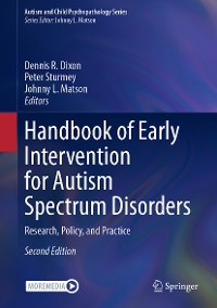 Cover Handbook of Early Intervention for Autism Spectrum Disorders