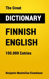 Cover The Great Dictionary Finnish - English