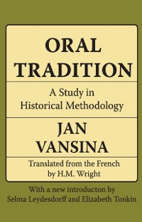 Cover Oral Tradition