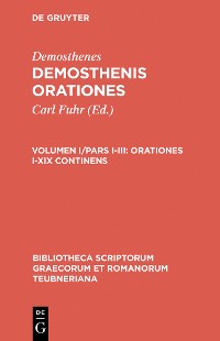 Cover Orationes I–XIX continens