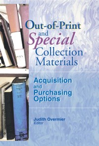 Cover Out-of-Print and Special Collection Materials