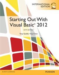 Cover eBook Instant Access - for Starting Out With Visual Basic, International Edition