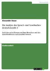 Cover Die Analyse des Sprach- und Lesebuches deutsch.kombi 1