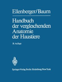 Cover Handbuch der vergleichenden Anatomie der Haustiere