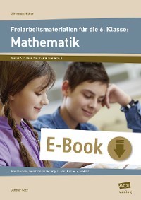 Cover Freiarbeitsmaterialien f. d. 6. Klasse: Mathematik