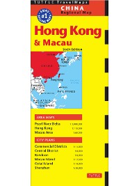 Cover Hong Kong & Macau Travel Map Sixth Edition
