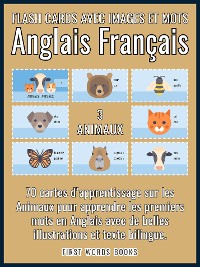 Cover 3 - Animaux - Flash Cards avec Images et Mots Anglais Français