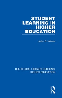 Cover Student Learning in Higher Education