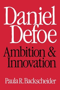 Cover Daniel Defoe