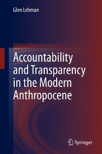 Cover Accountability and Transparency in the Modern Anthropocene