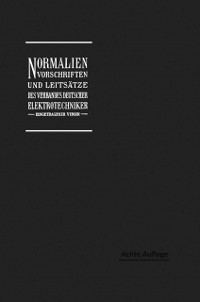 Cover Normalien, Vorschriften und Leitsätze des Verbandes Deutscher Elektrotechniker eingetragener Verein