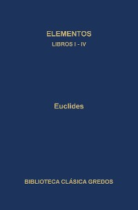 Cover Elementos. Libros I-IV.