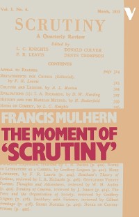 Cover The Moment of "Scrutiny"
