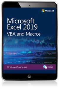 Cover Microsoft Excel 2019 VBA and Macros