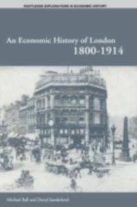 Cover Economic History of London 1800-1914