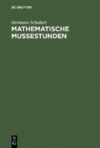 Cover Mathematische Mußestunden
