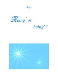 Cover 'Being’ or ‘being’ ?