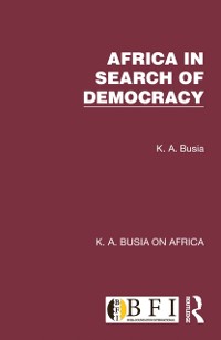 Cover Africa in Search of Democracy