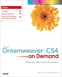 Cover Adobe Dreamweaver CS4 on Demand