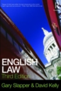 Cover English Law 3/e