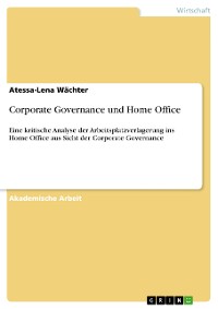 Cover Corporate Governance und Home Office