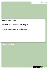 Cover American Literary History 1