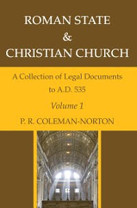 Cover Roman State & Christian Church Volume 1