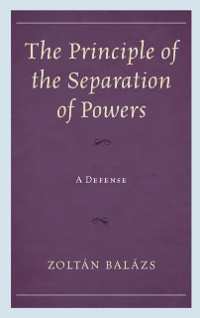 Cover Principle of the Separation of Powers