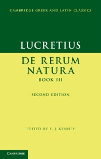 Cover Lucretius: De Rerum NaturaBook III