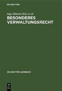 Cover Besonderes Verwaltungsrecht