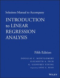 Cover Solutions Manual to accompany Introduction to Linear Regression Analysis
