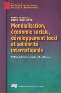 Cover Mondialisation, economie sociale, developpement local et solidarite internationale