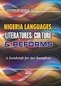 Cover Nigerian Languages, Literatures, Culture and Reforms
