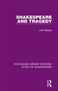 Cover Shakespeare and Tragedy