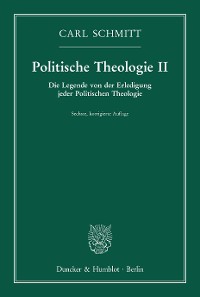 Cover Politische Theologie II.