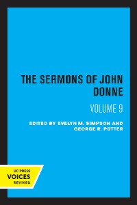 Cover The Sermons of John Donne, Volume IX